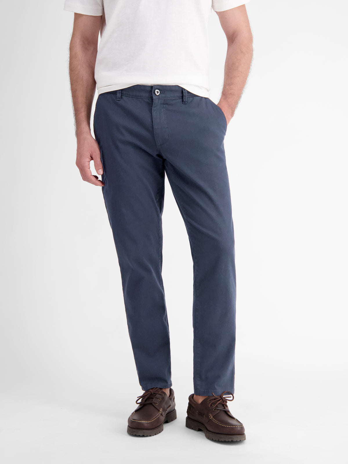 Chino mit Stretchanteil, Comfort Fit - LERROS