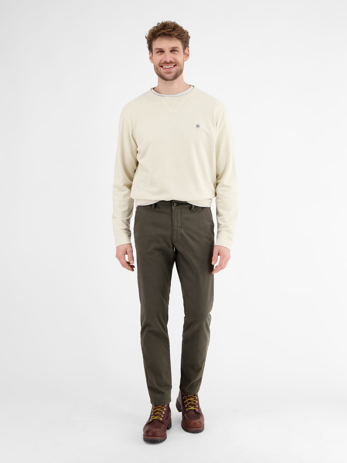 Chino mit Stretchanteil, Comfort Fit - LERROS