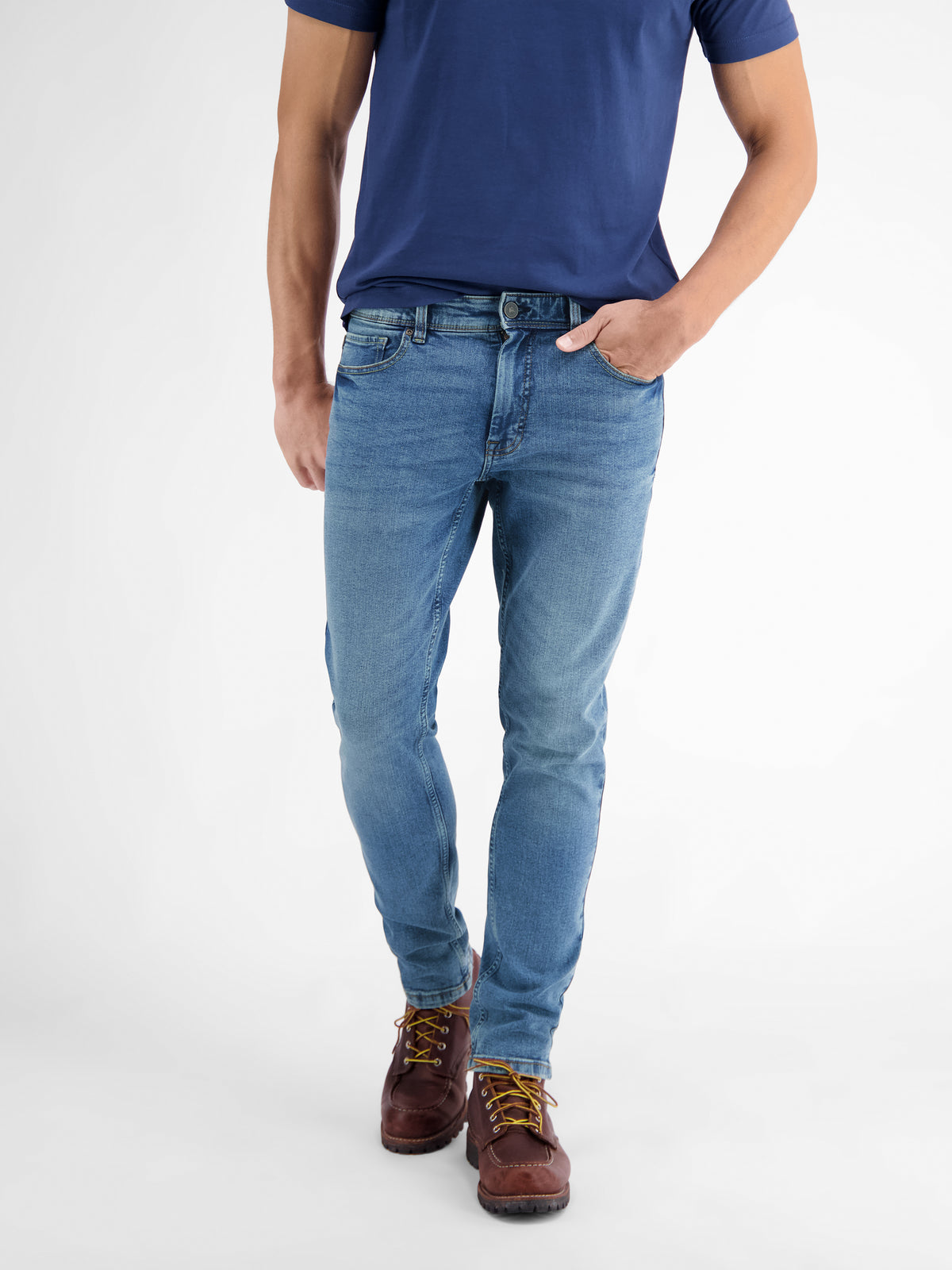 CONLIN 5-Pocket Stretch-Denim, SLIM FIT, unifarben - LERROS