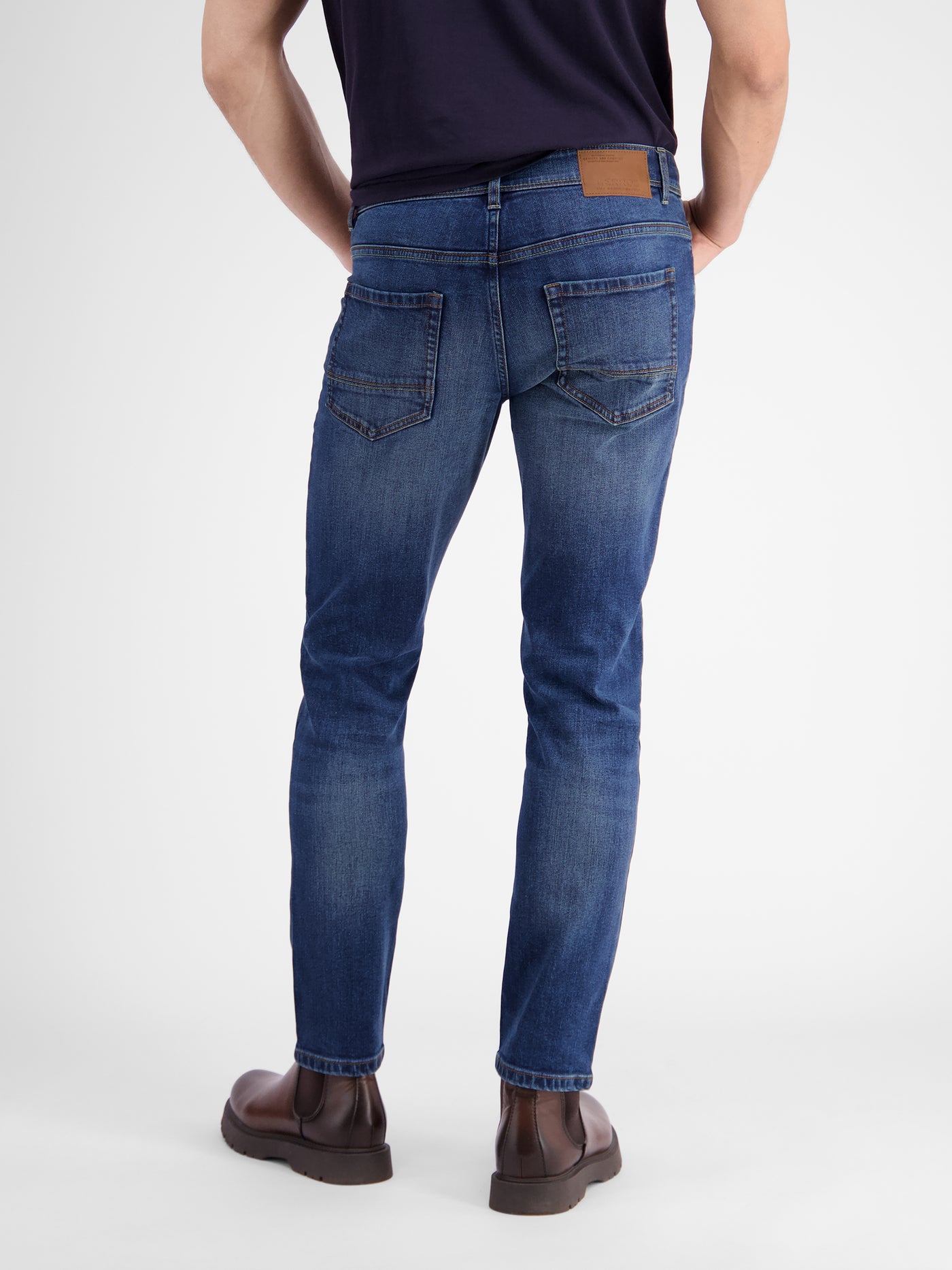 CONLIN 5-Pocket Stretch-Denim, SLIM FIT, unifarben - LERROS