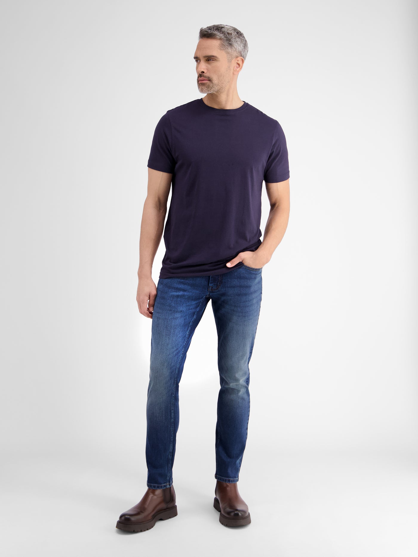 CONLIN 5-Pocket Stretch-Denim, SLIM FIT, unifarben - LERROS