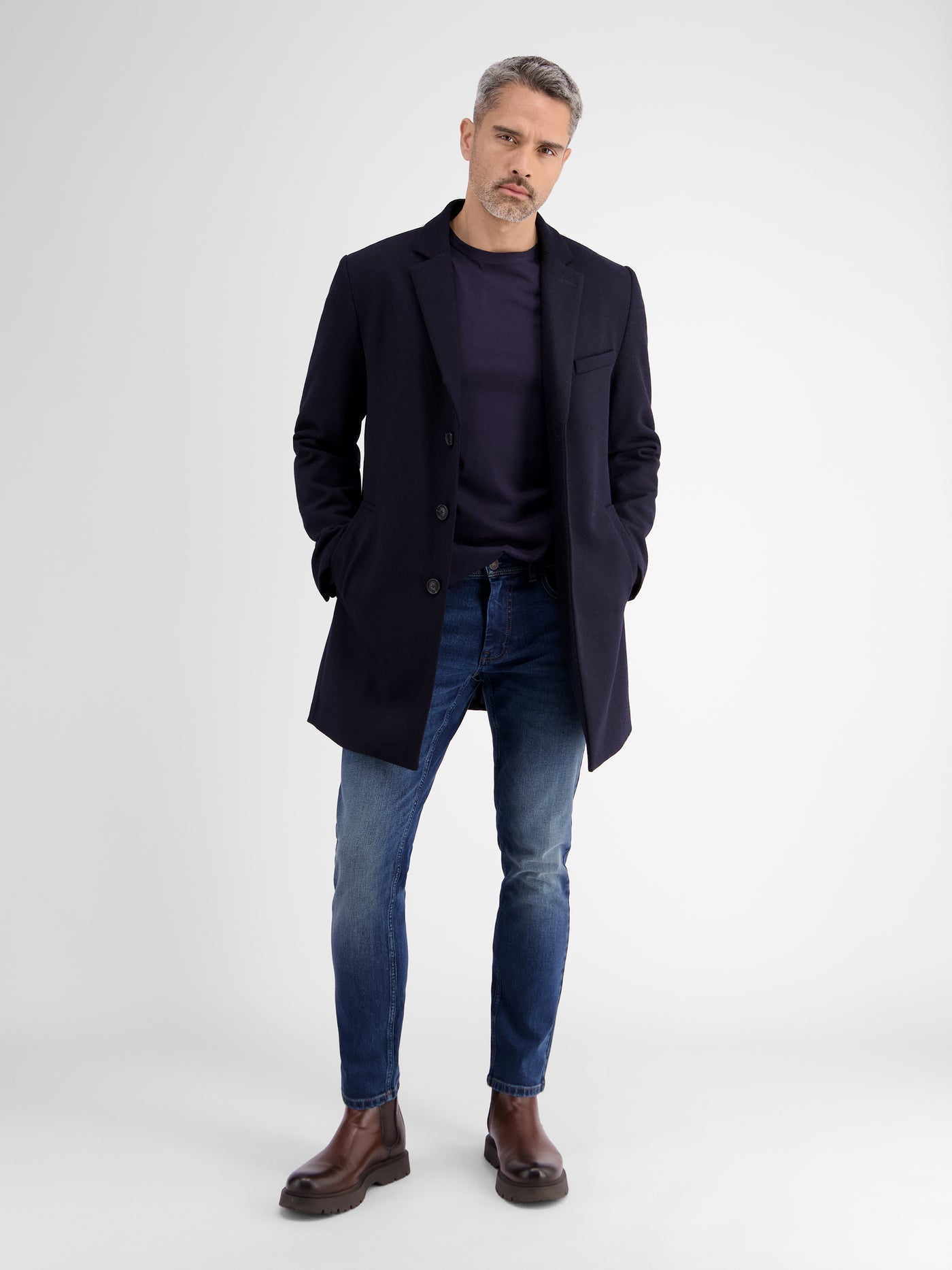 CONLIN 5-Pocket Stretch-Denim, SLIM FIT, unifarben - LERROS