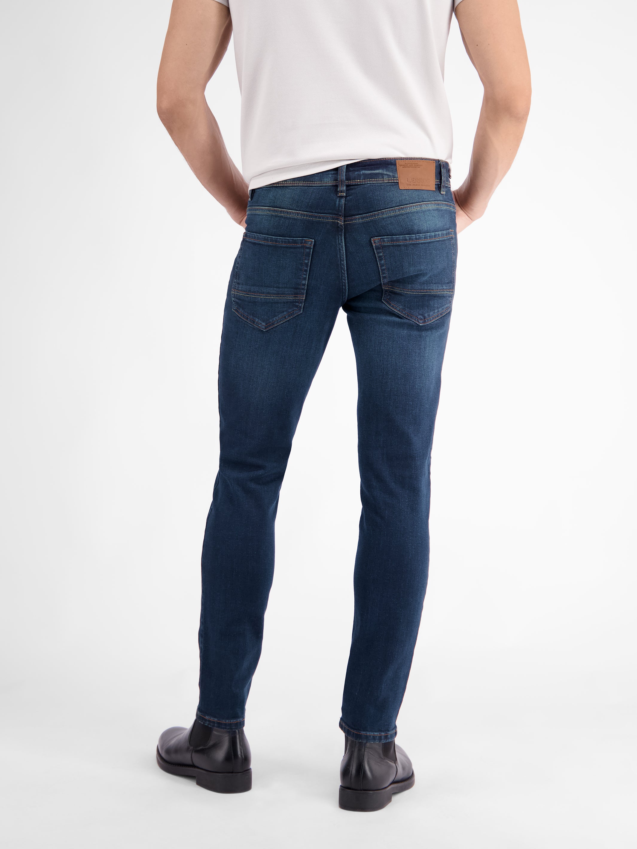 CONLIN 5-Pocket Stretch-Denim, SLIM FIT, unifarben - LERROS