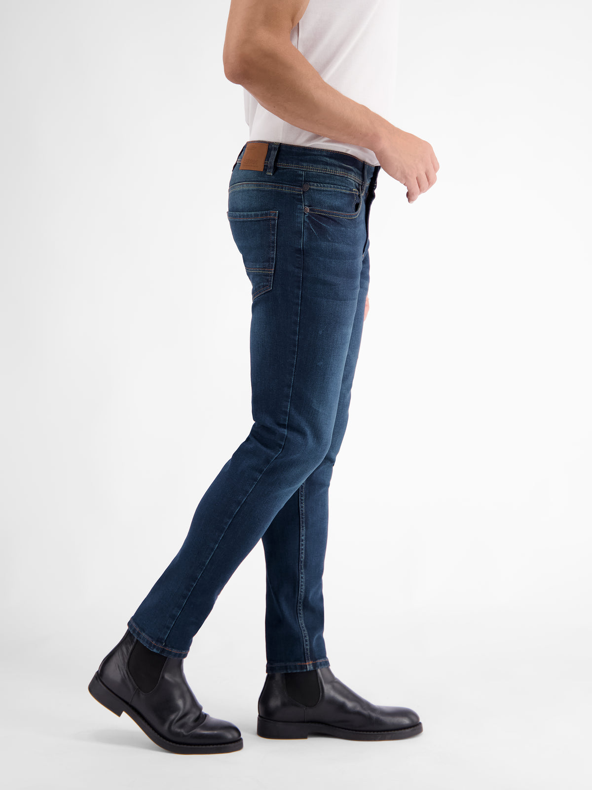CONLIN 5-Pocket Stretch-Denim, SLIM FIT, unifarben - LERROS