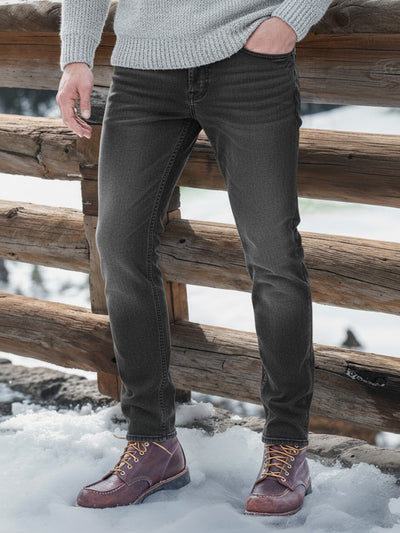 BAXTER 5-Pocket-Denim, RELAXED FIT, unifarben - LERROS