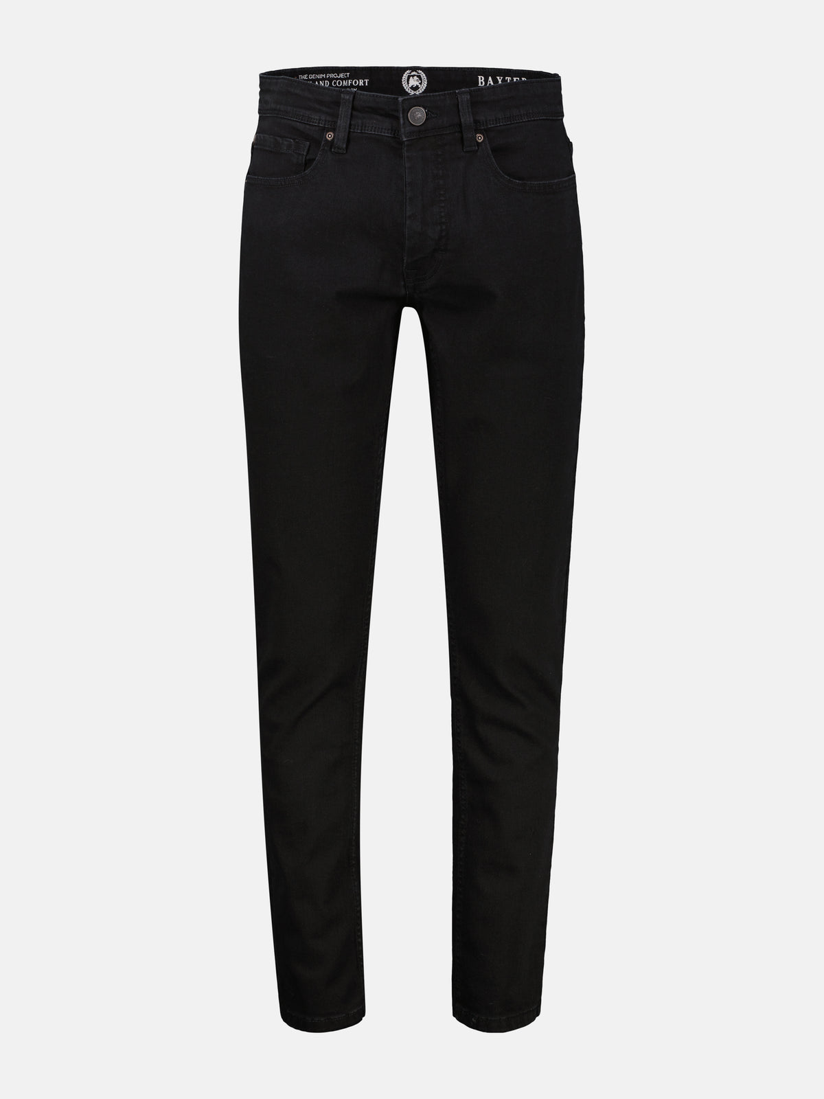 BAXTER 5-Pocket-Denim, RELAXED FIT, unifarben - LERROS