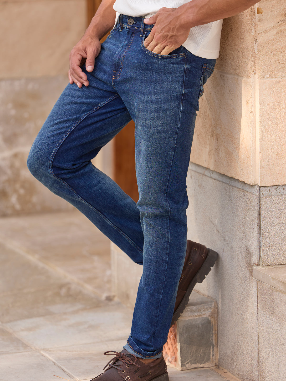 BAXTER 5-Pocket-Denim, RELAXED FIT, unifarben - Jeans