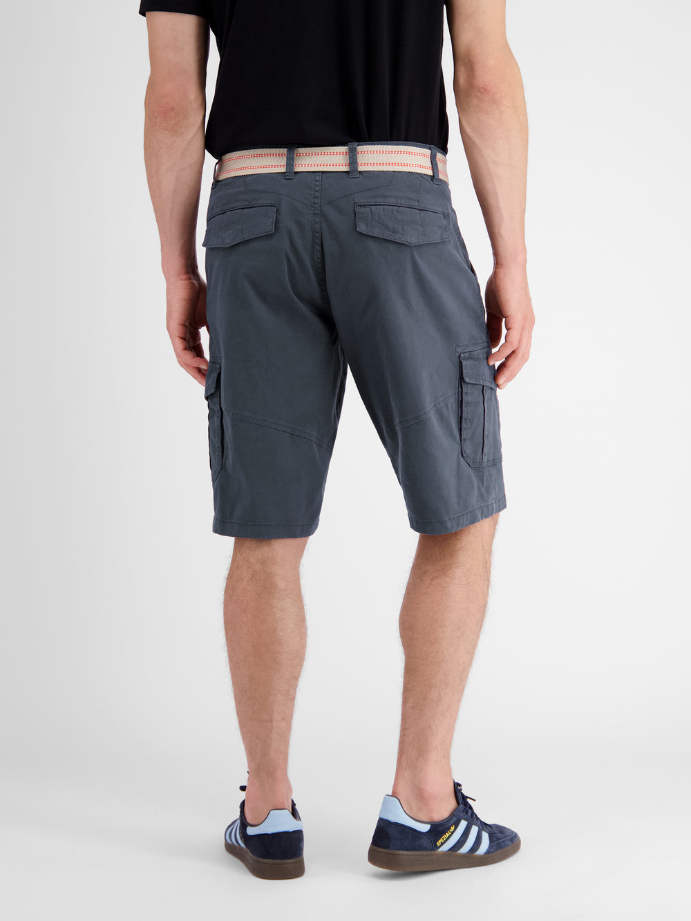ZOXOZ Korte Broek Heren Shorts Mannen Zomer Leisure stretch korte broek herren Katoen met zakken Denim blauw 3XL