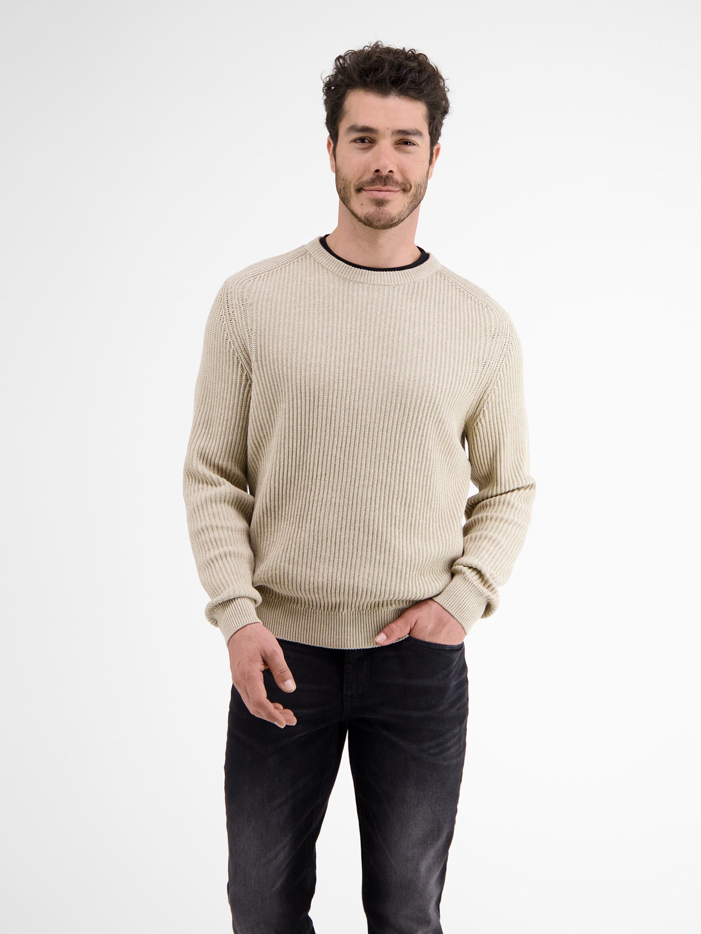 Crewneck knit sweater