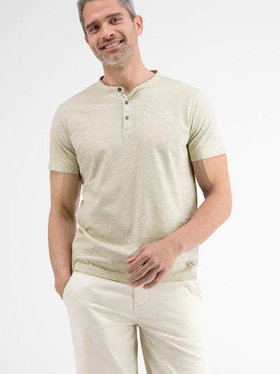 Serafino shirt in melange quality