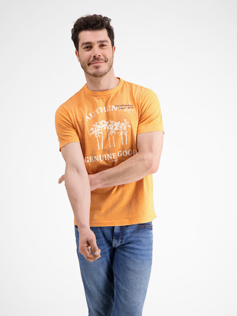 T-Shirt mit Frontprint - LERROS