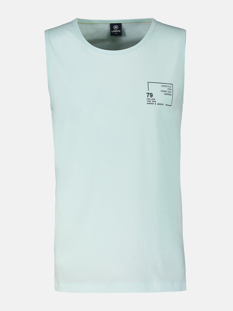 Tanktop mit Brustprint - LERROS