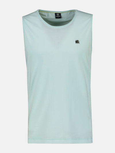 Tank top with embroidered logo