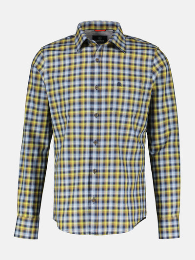 Check shirt in twill quality