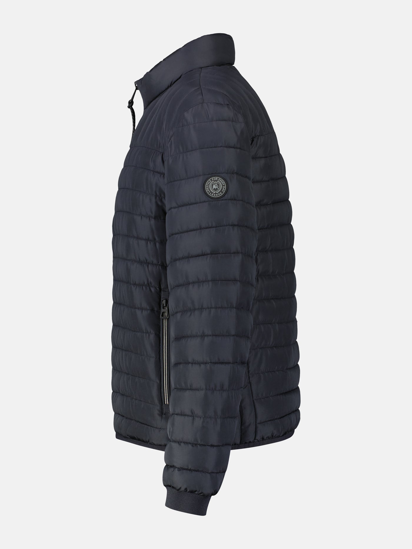 Quilted blouson. padded