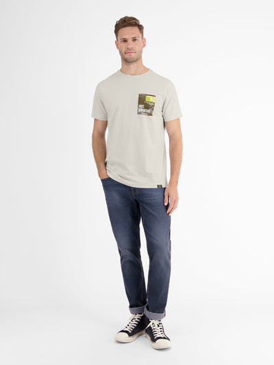 O-Neck T-Shirt. Chest print