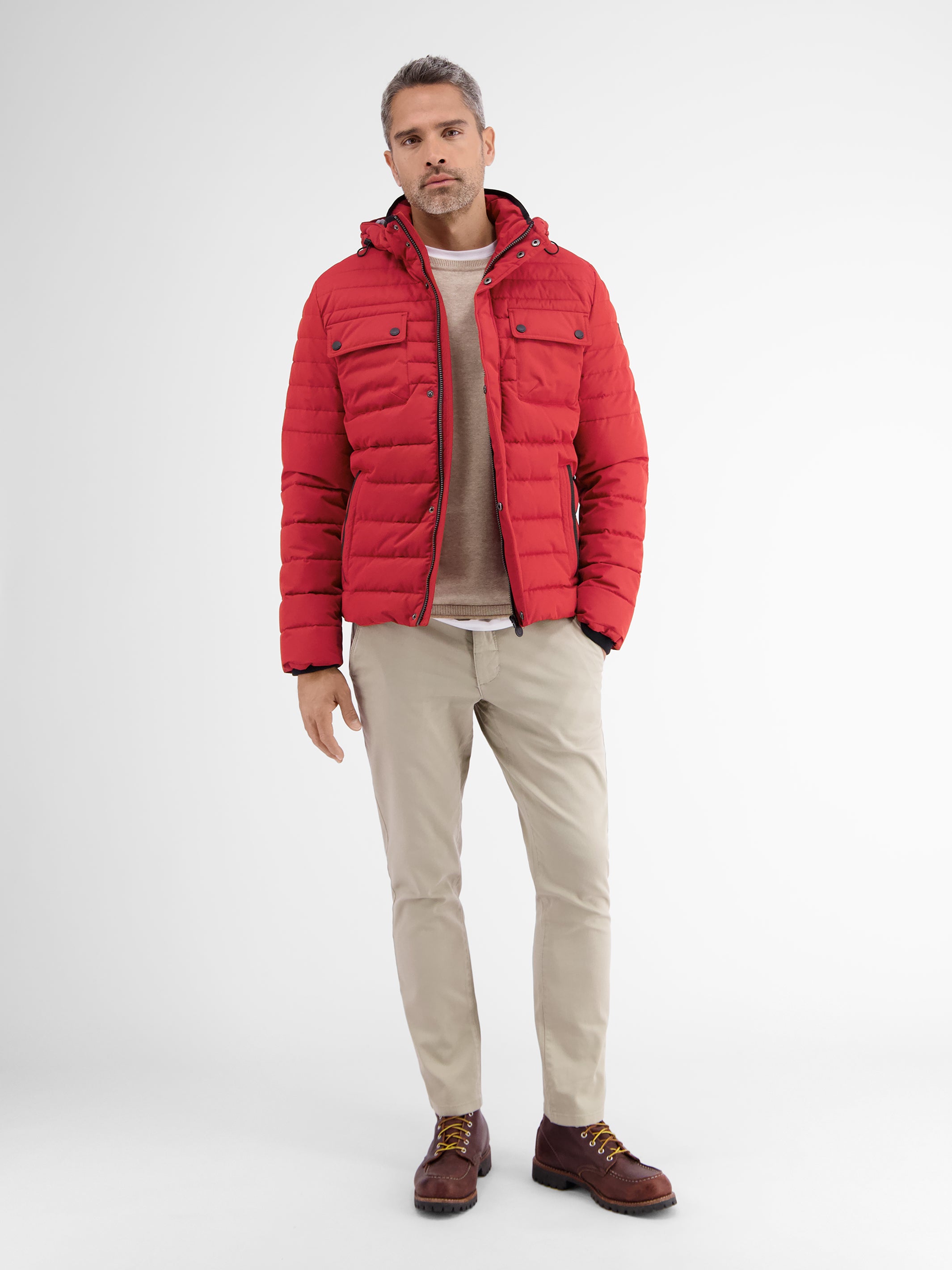 Steppjacke mit abnehmbarer Kapuze - LERROS