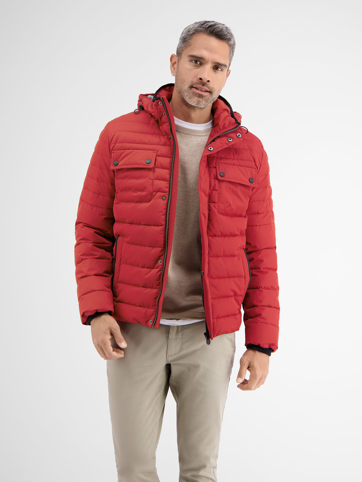Steppjacke mit abnehmbarer Kapuze - LERROS