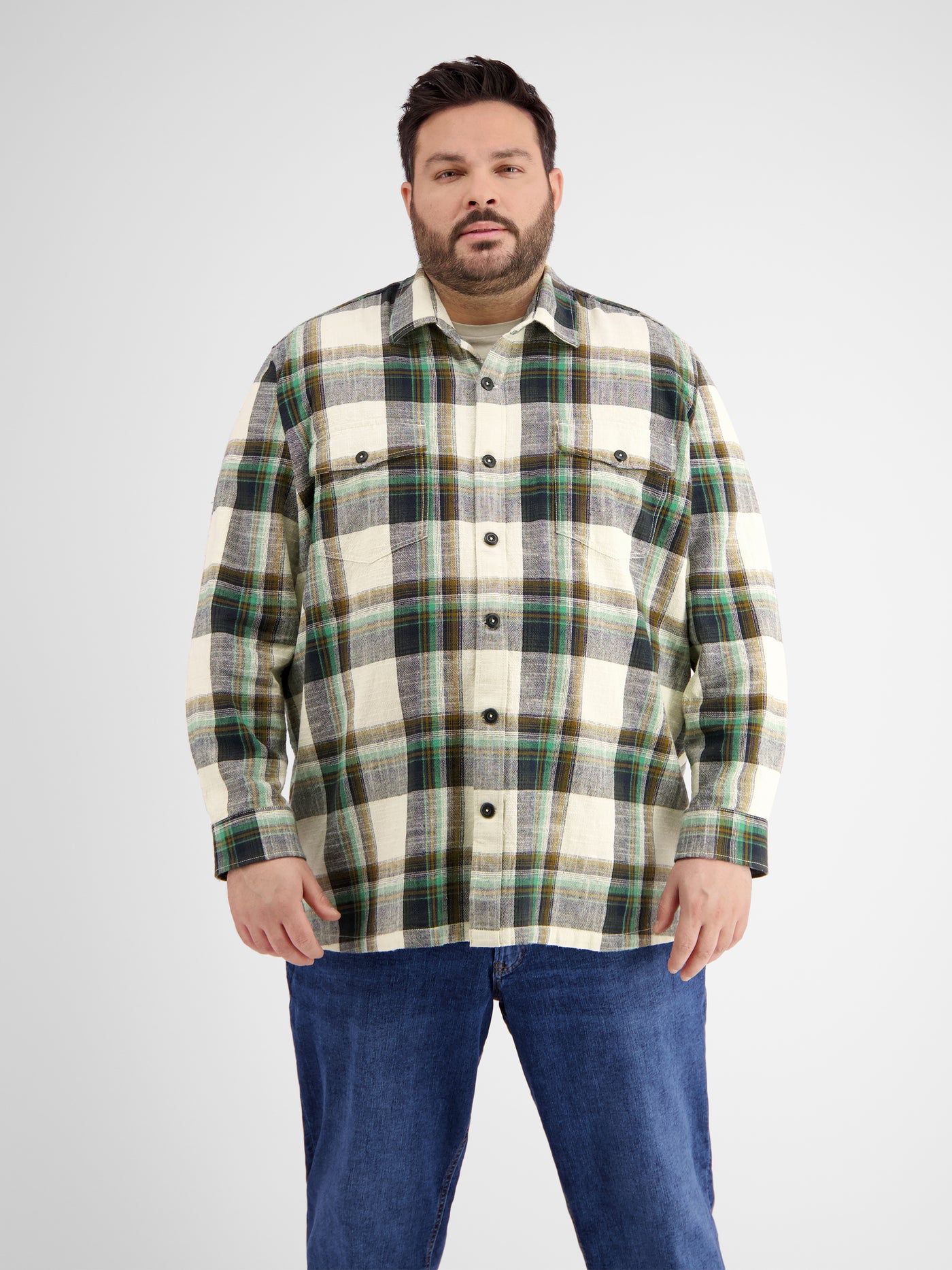 Checked shirt jacket – LERROS