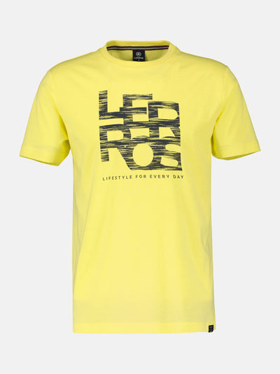 T-shirt with LERROS print