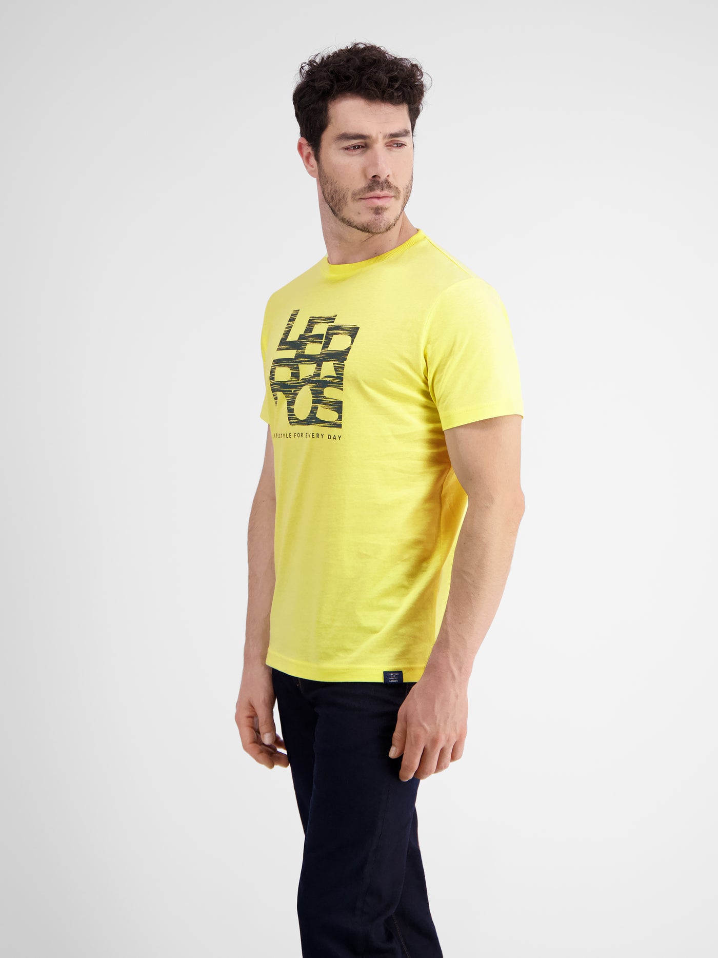 T-shirt with LERROS print – LERROS SHOP