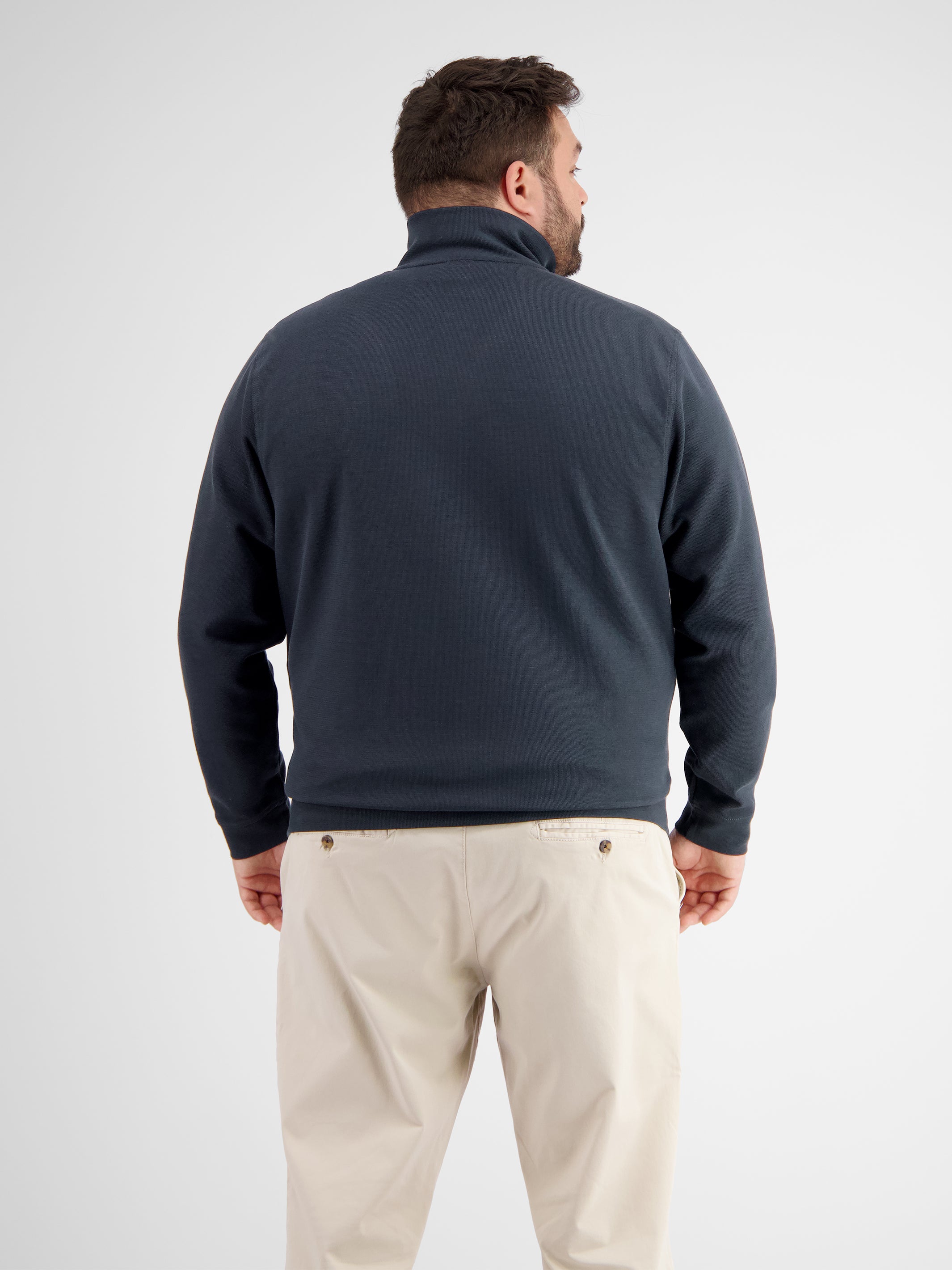 Sweatjacke in Strukturqualität - LERROS