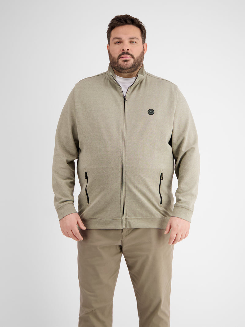 Sweatjacke in Strukturqualität - LERROS