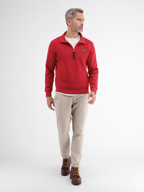 Sweat-Troyer mit dezentem Nadel-Steppmuster - LERROS