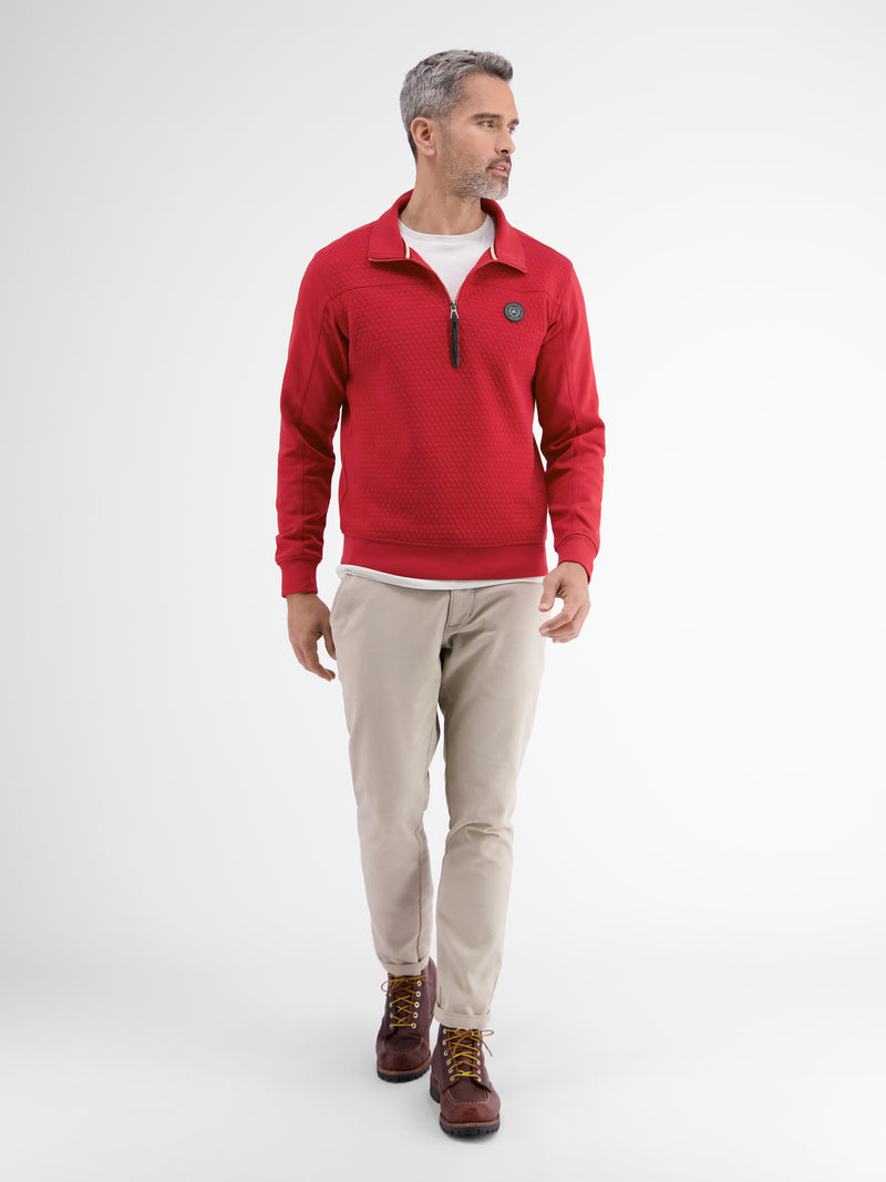 Sweat-Troyer mit dezentem Nadel-Steppmuster - LERROS