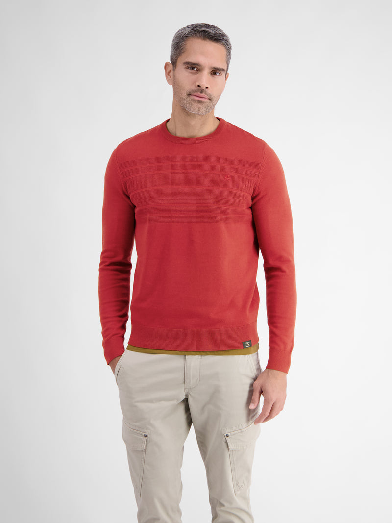 Strickpullover tonal gestreift - LERROS