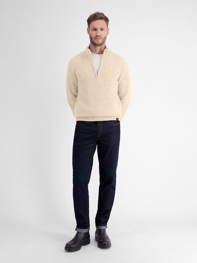 Wool cashmere troyer