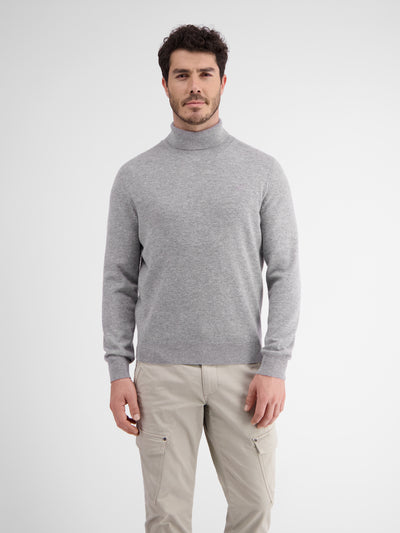 Wool cashmere turtleneck sweater