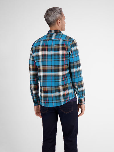 Flannel shirt in robust twill quality