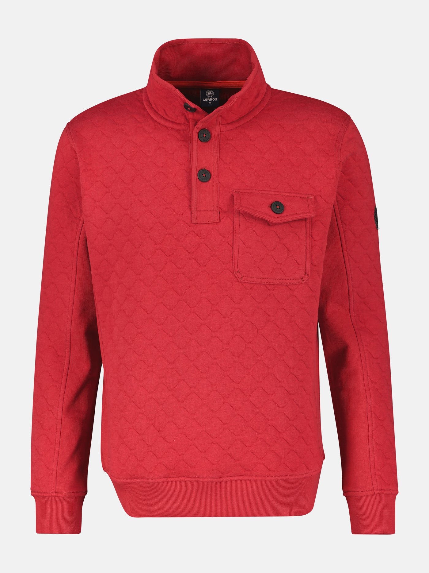 Sweat troyer with quilted pattern