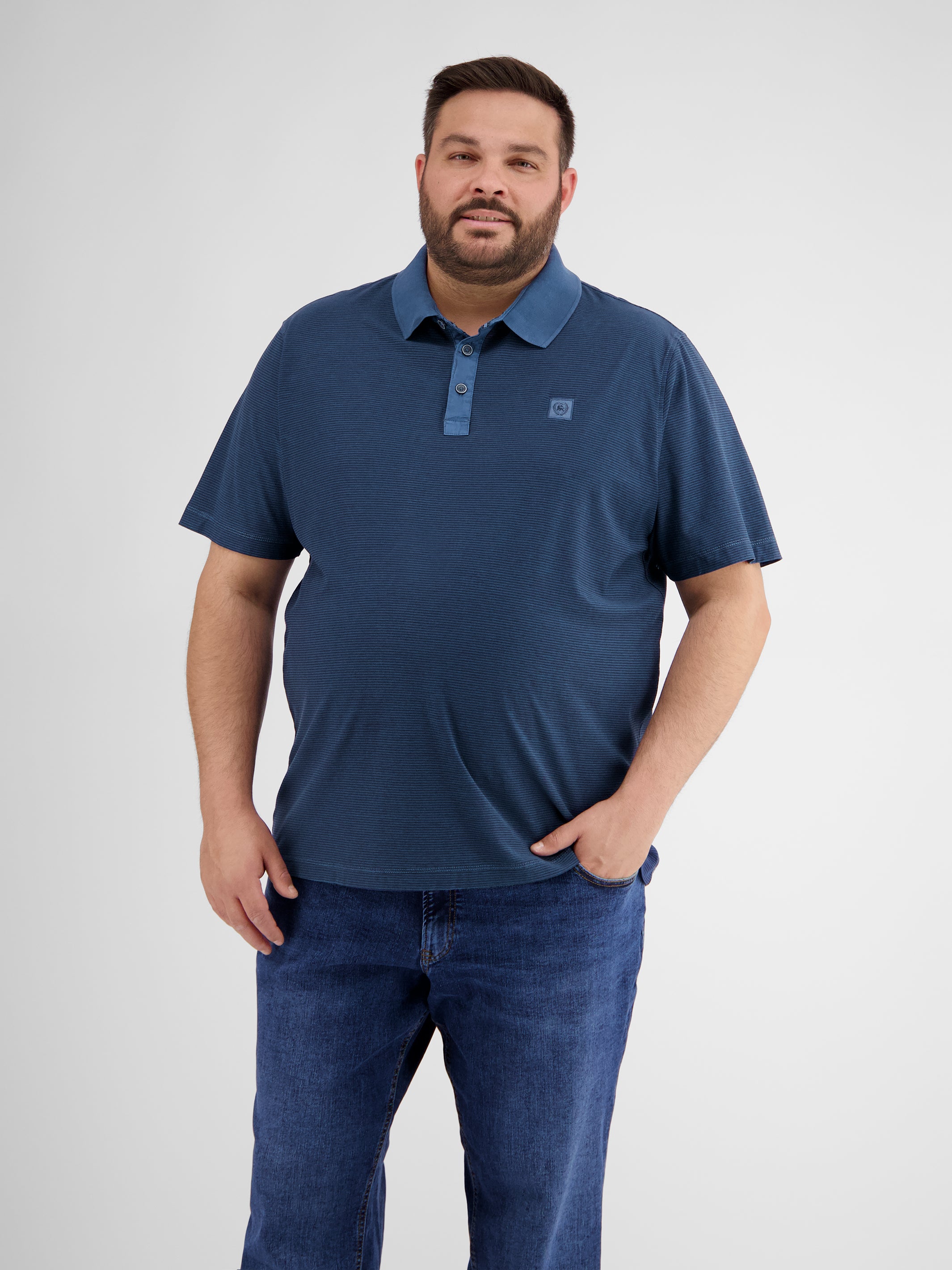 Poloshirt mit Finelinerstreifen - LERROS