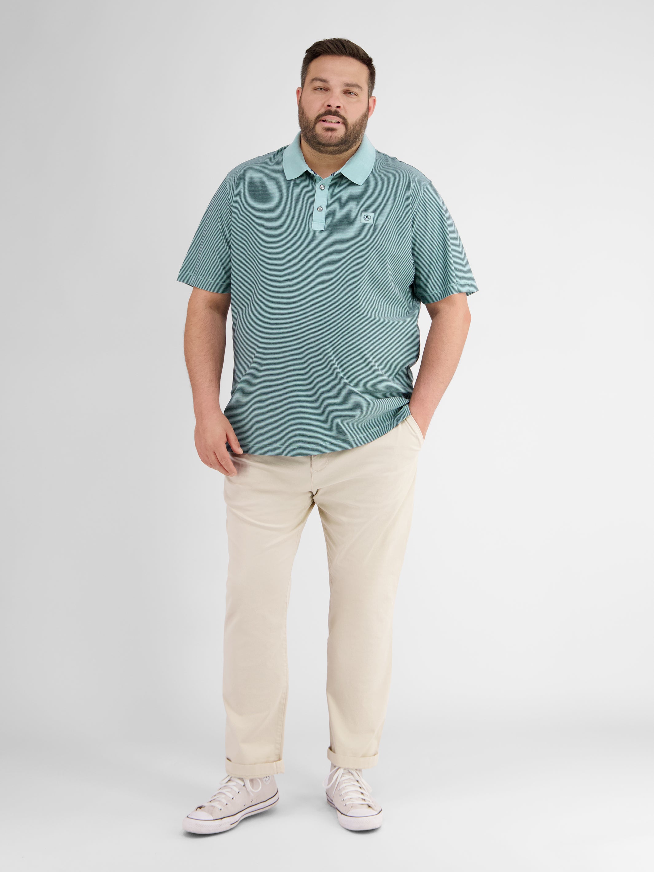 Poloshirt mit Finelinerstreifen - LERROS