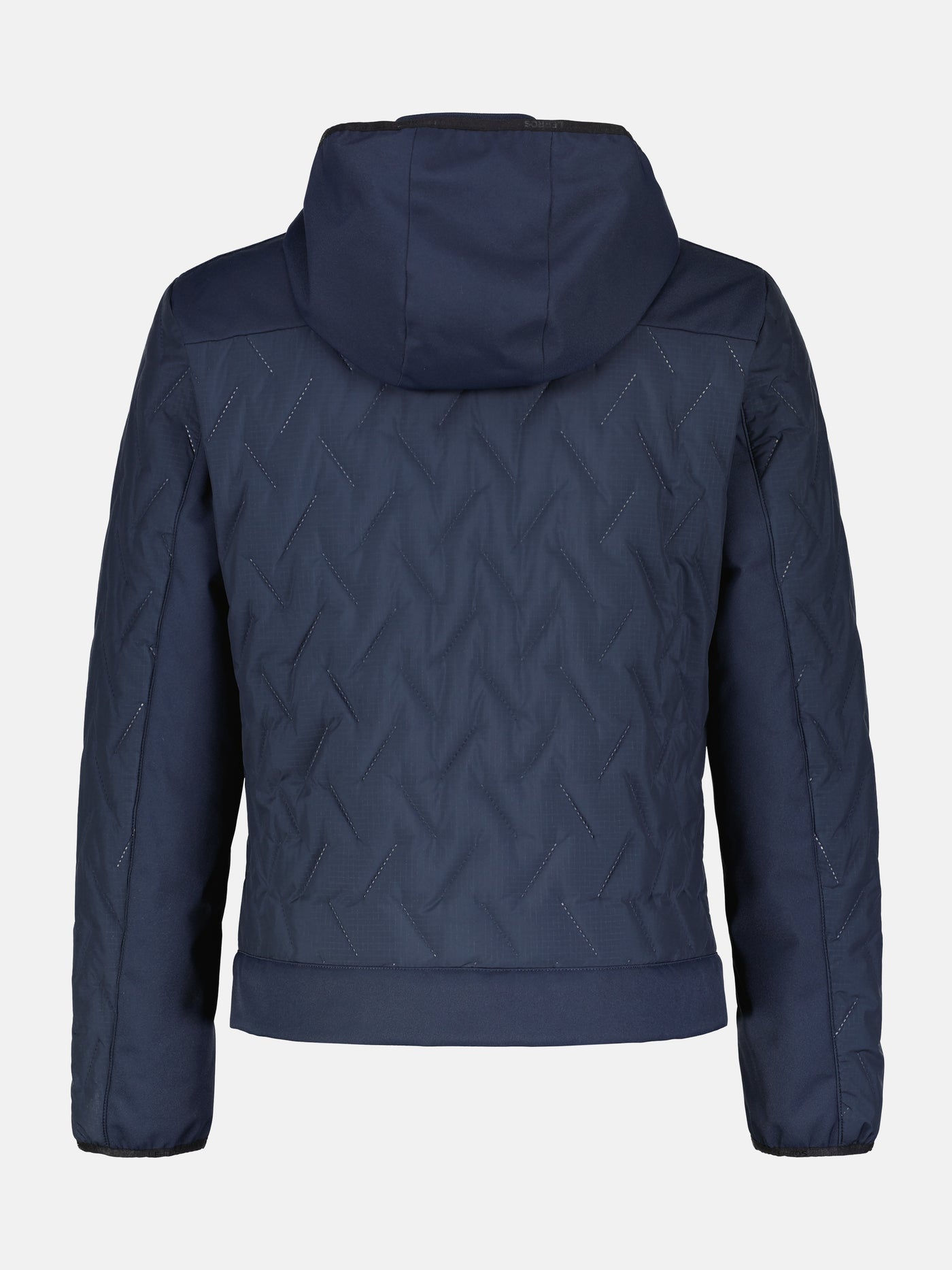 Men's quilted jacket with hood