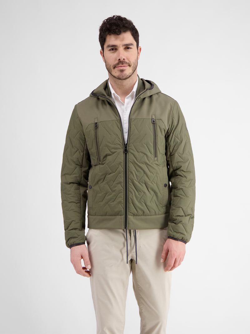 Herren Steppjacke mit Kapuze - LERROS