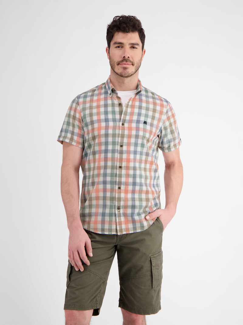 Kariertes Kurzarmhemd - LERROS