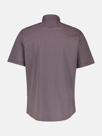 Half sleeve shirt with geometric print