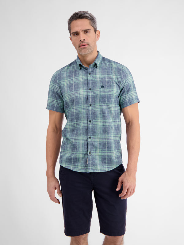 Kariertes Kurzarmhemd für Herren - LERROS