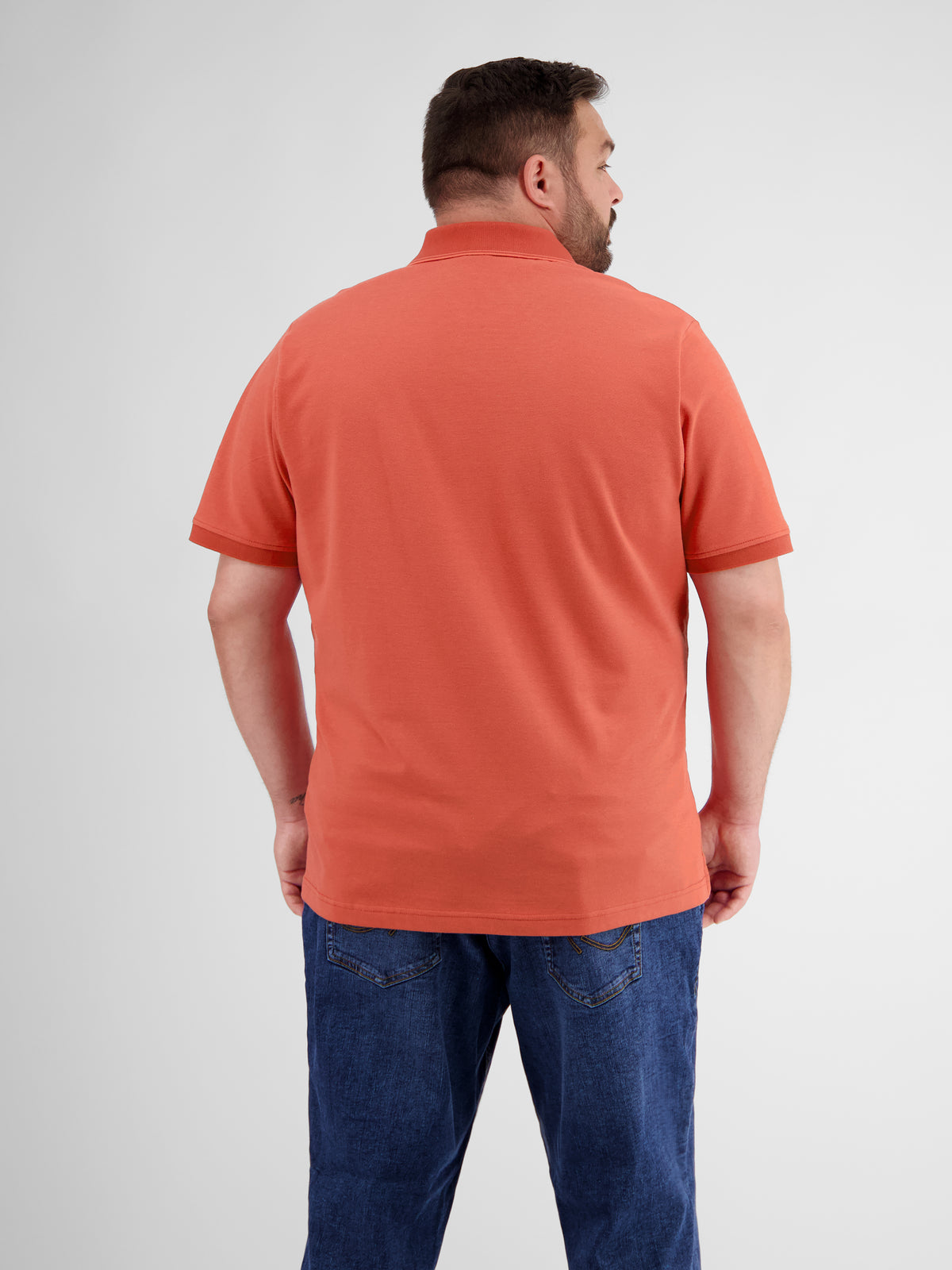 Poloshirt in Melange Optik - LERROS