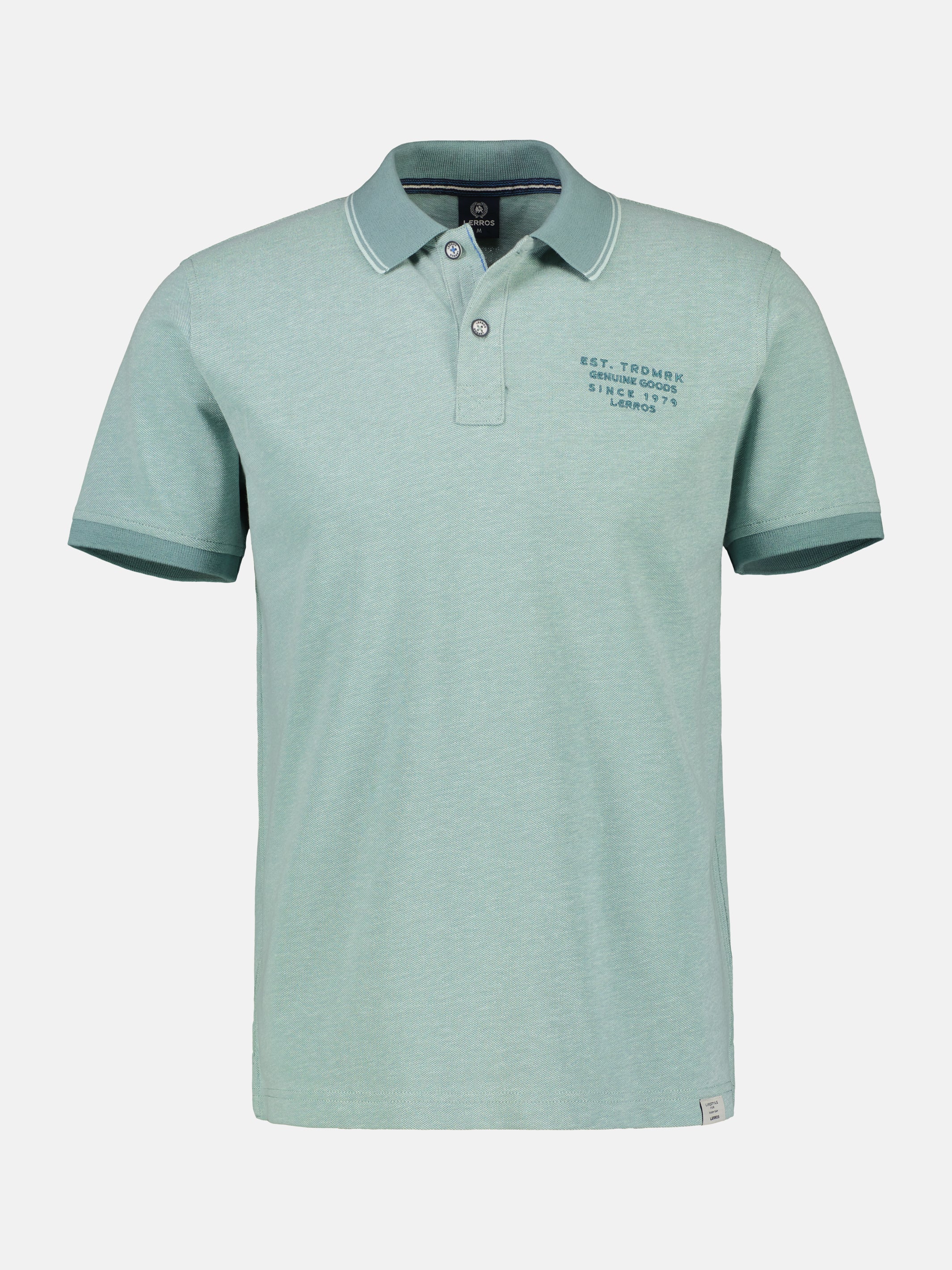 Poloshirt in Melange Optik - LERROS