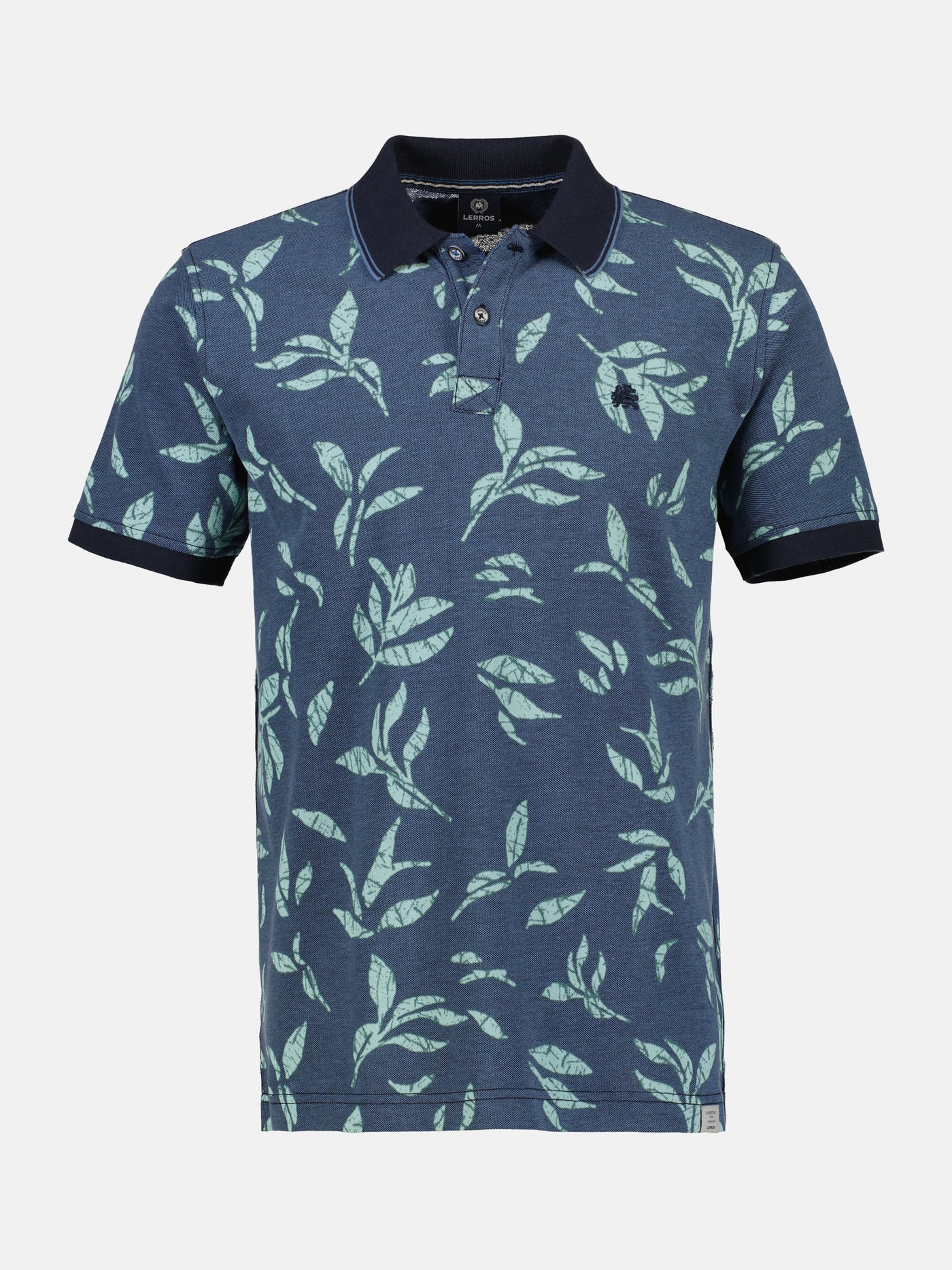 Polo shirt with floral print