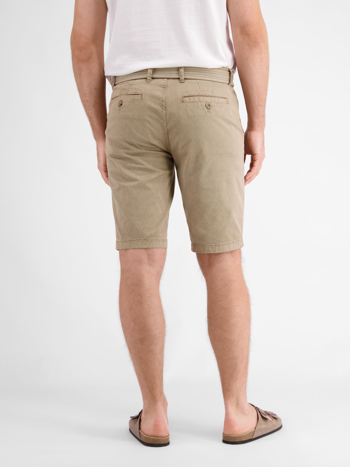 Chino Bermuda shorts with print
