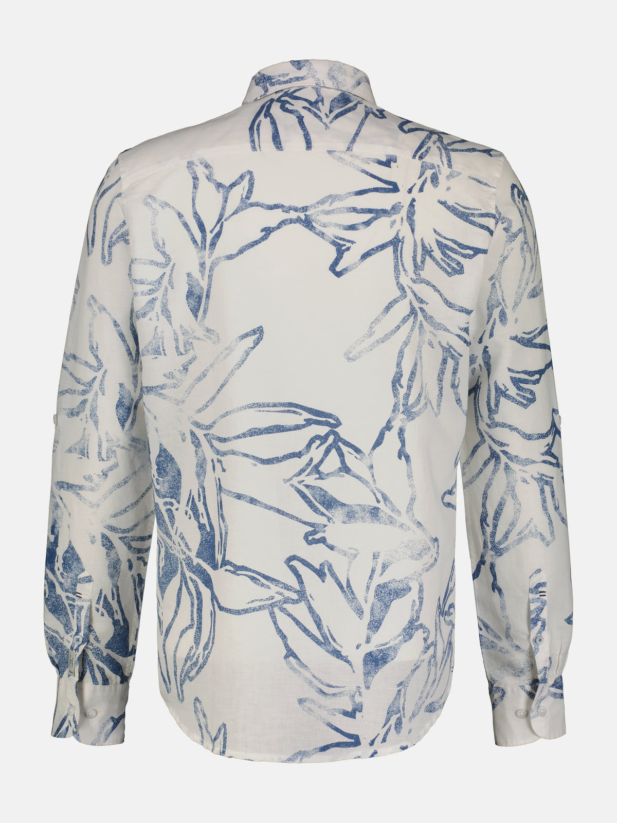 Herren Langarmhemd mit sommerlichem Print - LERROS