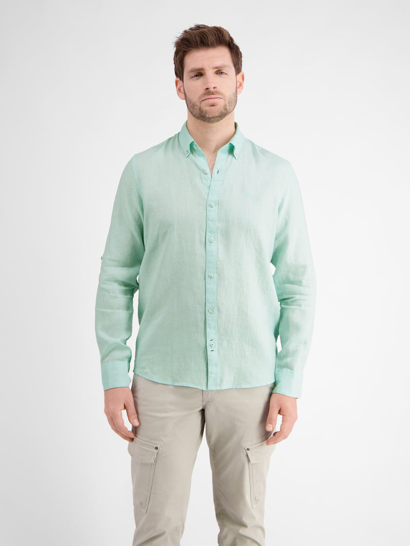 Lässiges Herren Leinenhemd, Langarm - LERROS