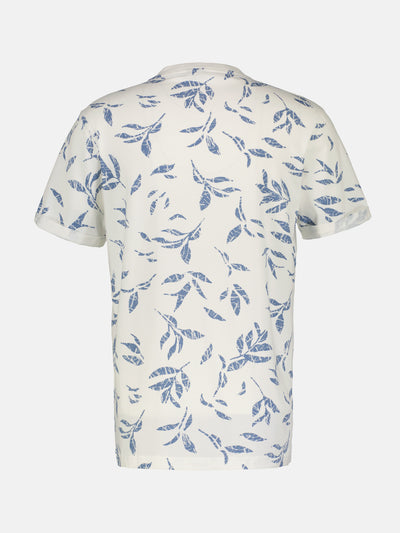 Heren T-shirt met bloemenprint