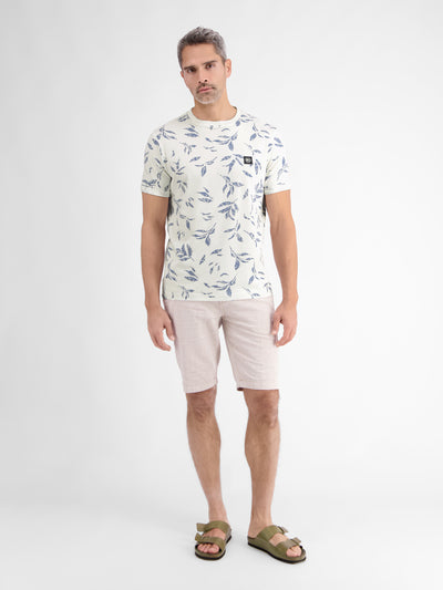 Men's T-shirt with floral print
