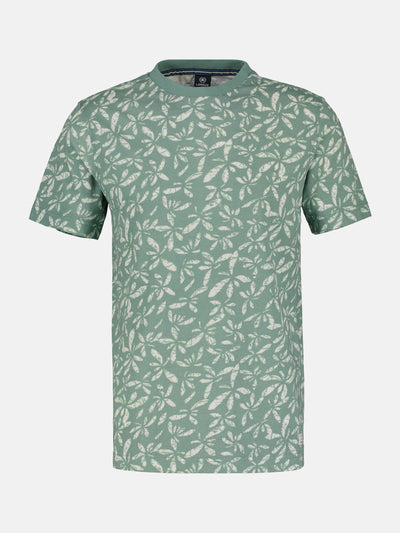 T-shirt voor heren met all-over bloemenprint